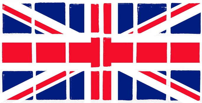 Glazed tiles united kingdom flag