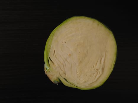 Organic white cabbage, healthy food or diet concept image, vegetarian or vegan food