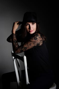 sensual young woman