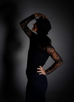sensual young woman