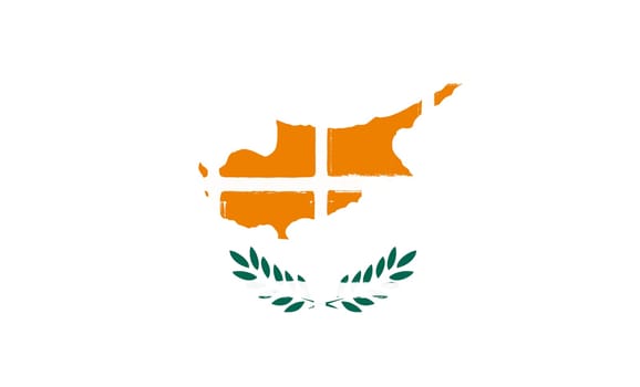 Glazed tiles cyprus flag