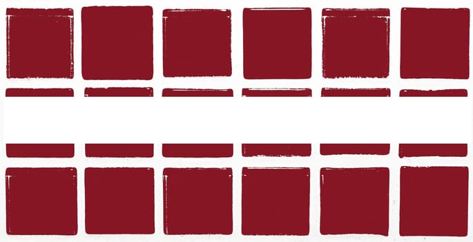 Glazed tiles latvia flag