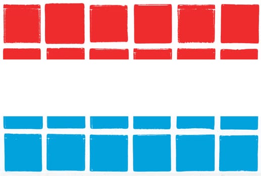 Glazed tiles luxembourg flag