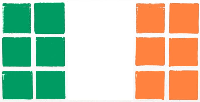 Glazed tiles ireland flag