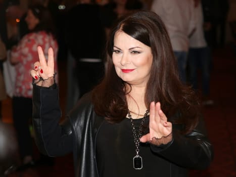 Singer Marianne Rosenberg after the ZDF program "Willkommen bei Carmen Nebel"",broadcast on 13.04.2017"