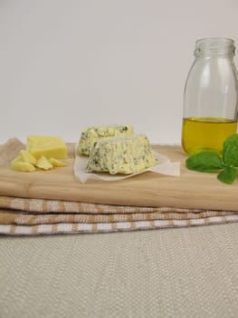Homemade vegan herb butter