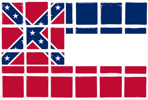 Glazed tiles mississippi  flag