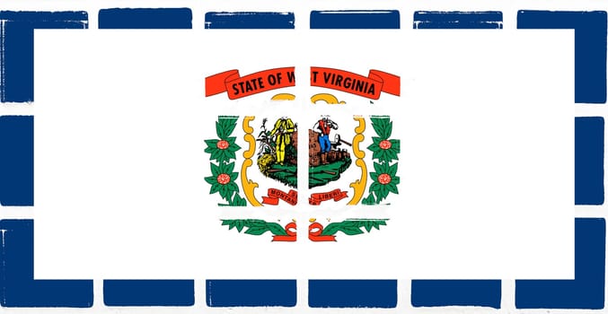 Glazed tiles west virginia  flag