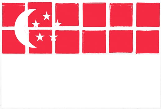 Glazed tiles singapore  flag