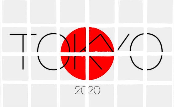 Glazed tiles tokyo olympics games