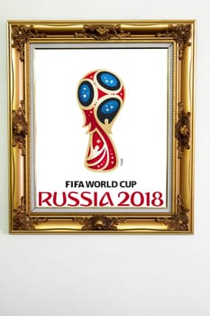 Frame gold frame world cup russia
