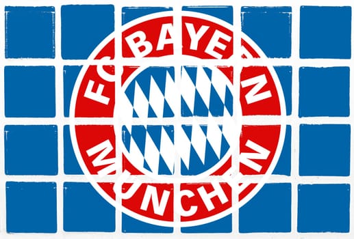 Glazed tiles bayern team