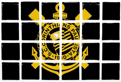 Glazed tiles corinthians timao golden