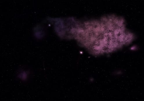 Small part of an infinite star field of space in the Universe. Elements of this image furnished by NASA .