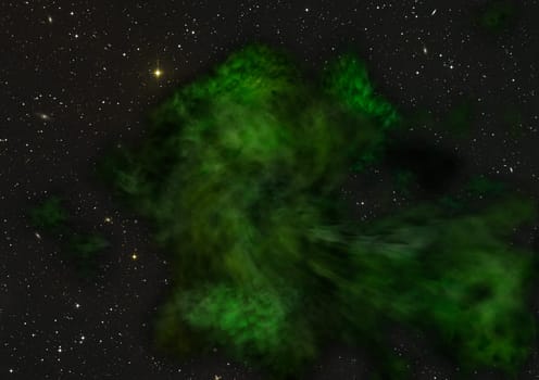 Star field in space a nebulae and a gas congestion. Elements of this image furnished by NASA .