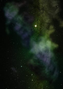 Star field in space a nebulae and a gas congestion. Elements of this image furnished by NASA .