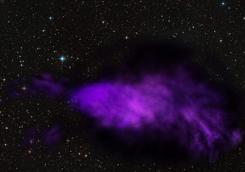 Small part of an infinite star field of space in the Universe. "Elements of this image furnished by NASA""."