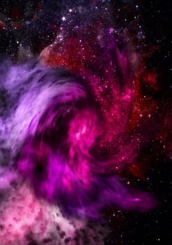 Star field in space a nebulae and a gas congestion. Elements of this image furnished by NASA .