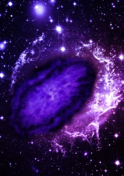 Star field in space a nebulae and a gas congestion. "Elements of this image furnished by NASA""."
