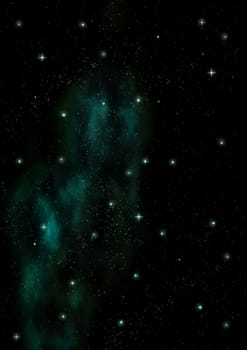 Small part of an infinite star field of space in the Universe. Elements of this image furnished by NASA .