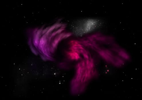 Small part of an infinite star field of space in the Universe. "Elements of this image furnished by NASA""."