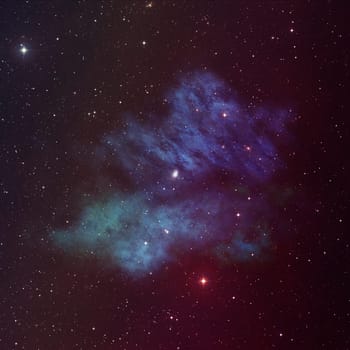 Small part of an infinite star field of space in the Universe. "Elements of this image furnished by NASA""."