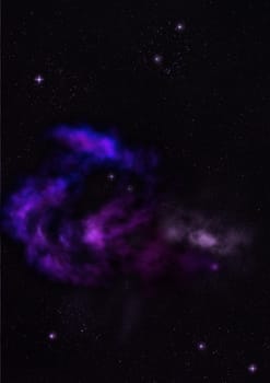 Small part of an infinite star field of space in the Universe. "Elements of this image furnished by NASA""."