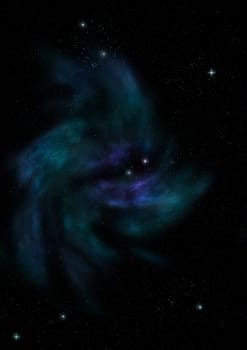 Small part of an infinite star field of space in the Universe. "Elements of this image furnished by NASA""."