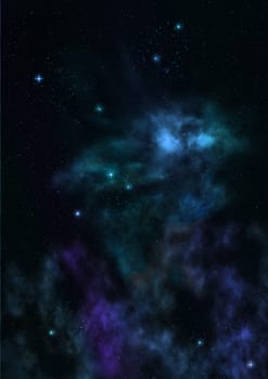 Small part of an infinite star field of space in the Universe. "Elements of this image furnished by NASA""."