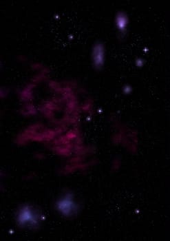 Small part of an infinite star field of space in the Universe. "Elements of this image furnished by NASA""."