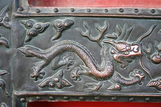 The forbidden city is the world historic heritage in Beijing China