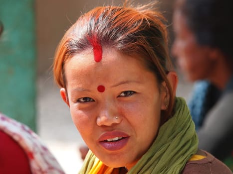young girl from Kathmando Nepal