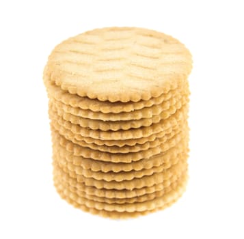 Biscuits isolated on white background