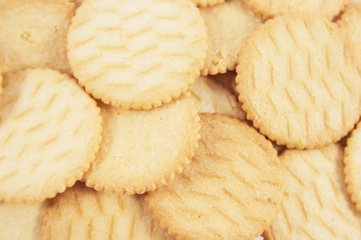 Biscuits isolated on white background