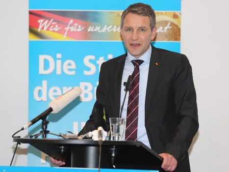 Election campaign event of the AfD for the state election Saxony-Anhalt 2016