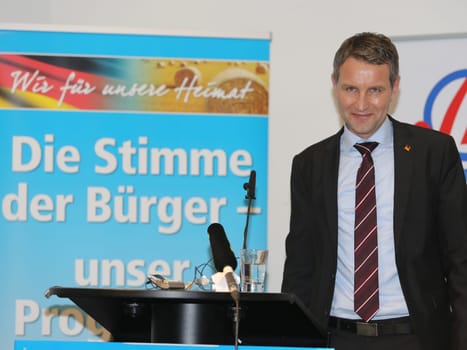Election campaign event of the AfD for the state election Saxony-Anhalt 2016