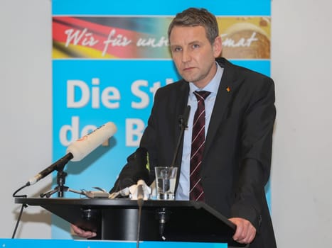 Election campaign event of the AfD for the state election Saxony-Anhalt 2016
