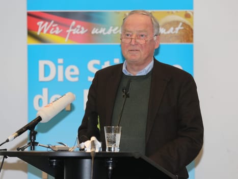 Election campaign event of the AfD for the state election Saxony-Anhalt 2016