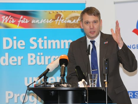 Election campaign event of the AfD for the state election Saxony-Anhalt 2016