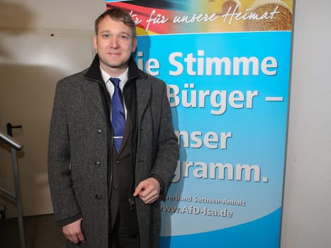 Election campaign event of the AfD for the state election Saxony-Anhalt 2016