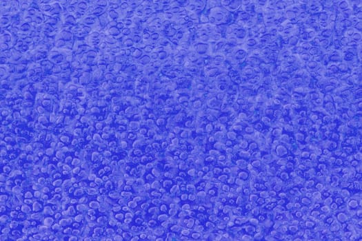 Blue plastic bubbles