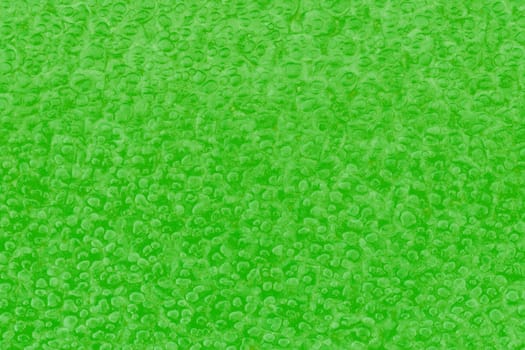 Green plastic bubbles