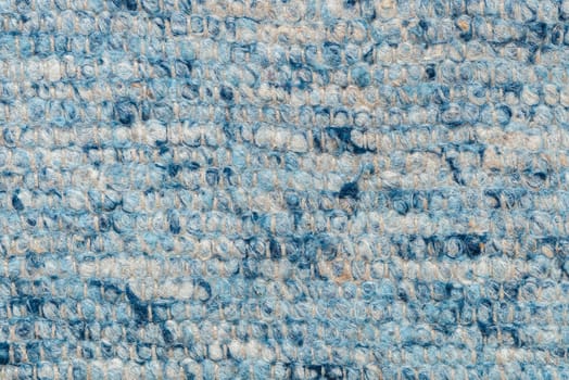 Close-up of a blue carpet