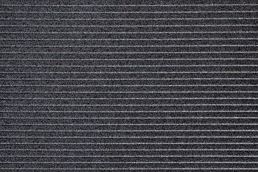 Strips of a plastic mat
