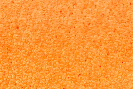 Orange plastic bubbles