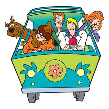 Scooby Doo van animation