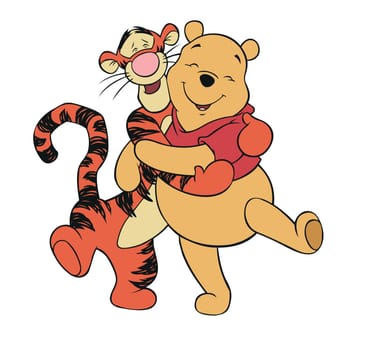 pooh and tigger huggy friend
