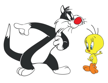 Sylvester cat Tweety Bird