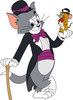 tom and jerry suit elegant