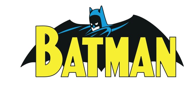 batman comic logo illustration